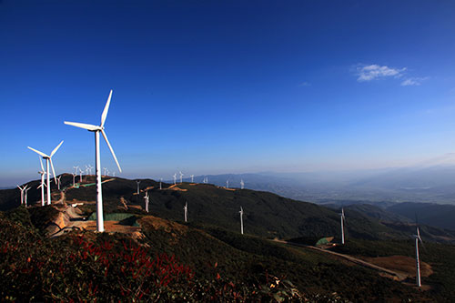 投资yy体育的者磨山风电场